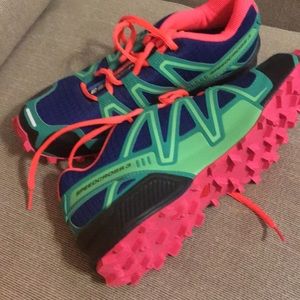 Solomon speed cross 3 trail running shoes size 7